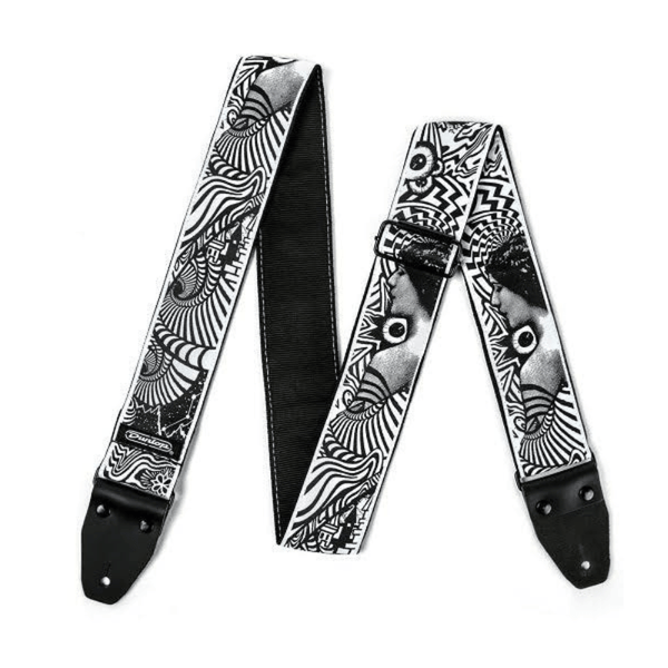 Dunlop Vortex Strap Black Quality Guitar