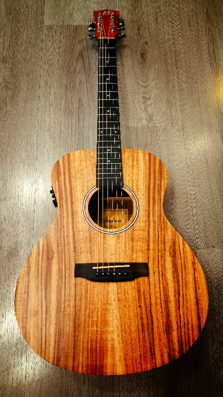 Guitarra Electroacústica Bamboo Vision Koa 38″ + Funda Acolchada