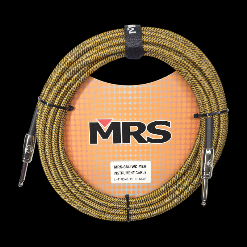 Cable de Instrumento Morrison Black/Yellow 6m