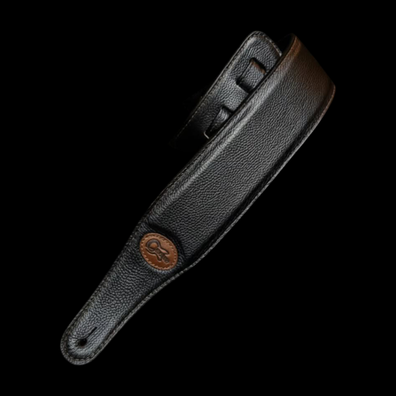 Strap Bajo Gueerrero Piel Negro