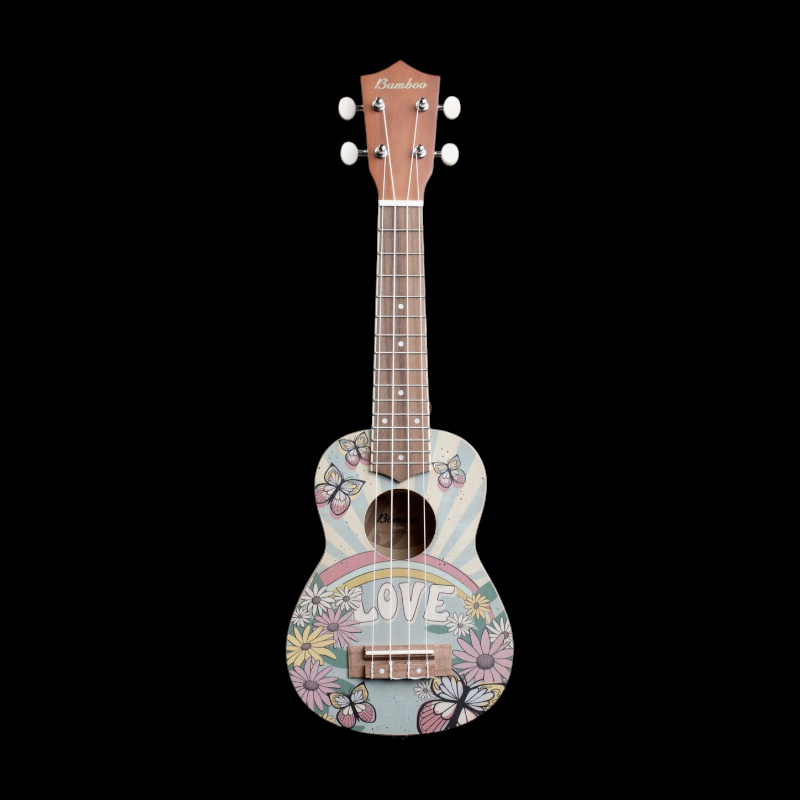 Ukelele Soprano Mystical Butterfly - Incluye Funda