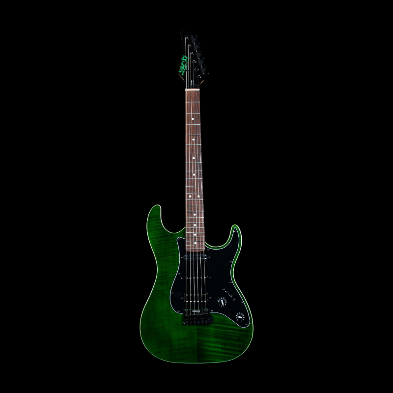 JET Guitars JS450 Transparent Green