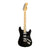 Axe Heaven Fender™ Strat™ Black Finish & Black Pick Guard Axe Heaven Coleccionables