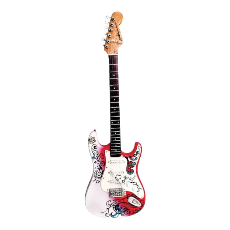 Axe Heaven Jimi Hendrix Mini Fender™ Strat™ Monterey Axe Heaven Coleccionables
