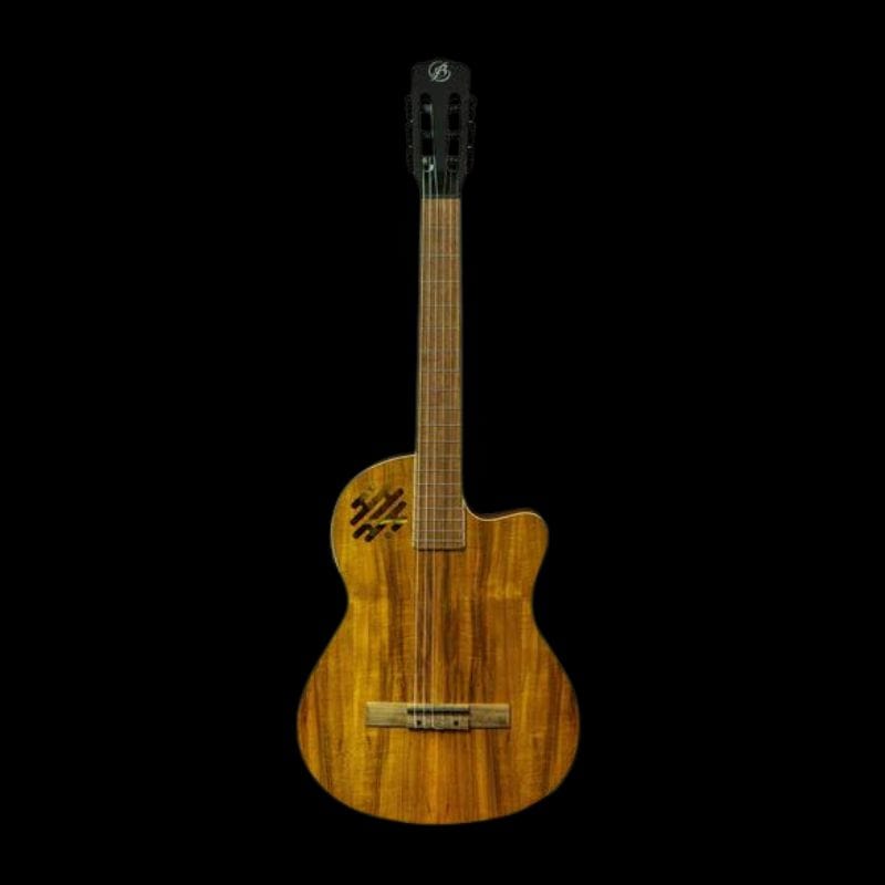 Bamboo Pro Slim Koa 39&quot; - Incluye Funda Acolchada Bamboo Guitarra Electroacustica