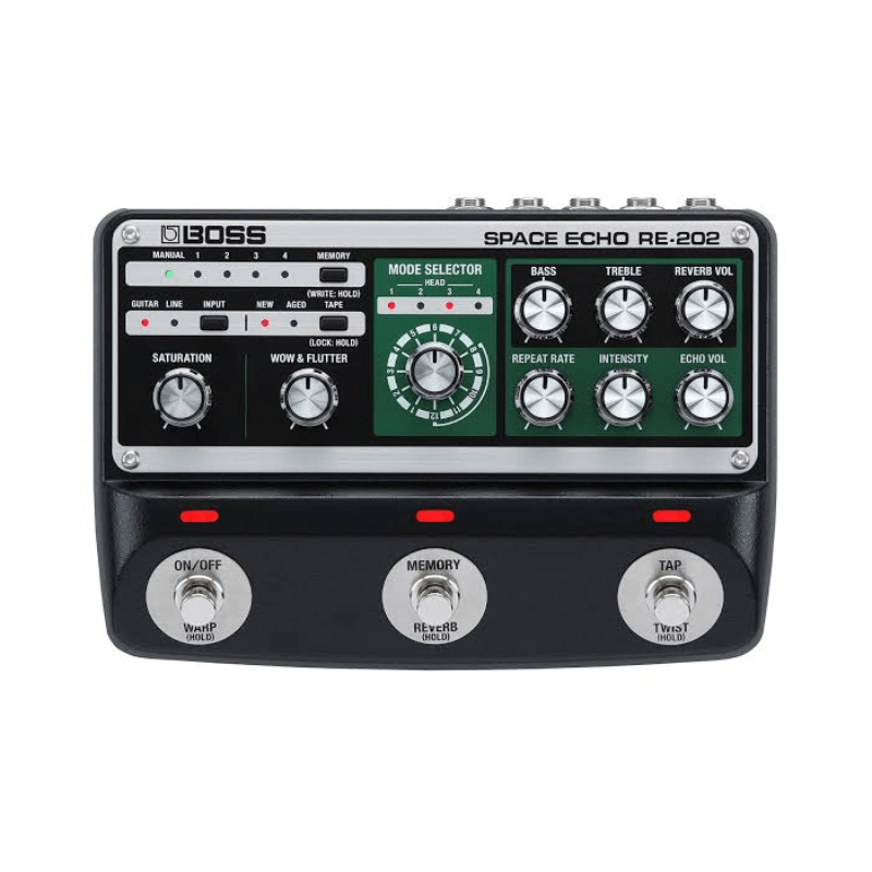 Boss RE-202 Space Echo Boss Efecto de Guitarra Delay