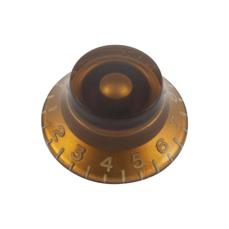 Knob Top Hat Embossed Numbers Gibson Style Amber CE Distribution Refacciones