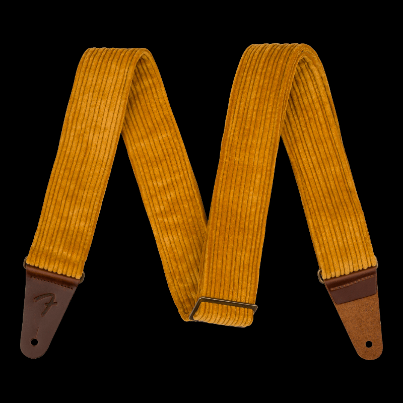 Corduroy Strap, Blaze Gold, 2" Fender Straps