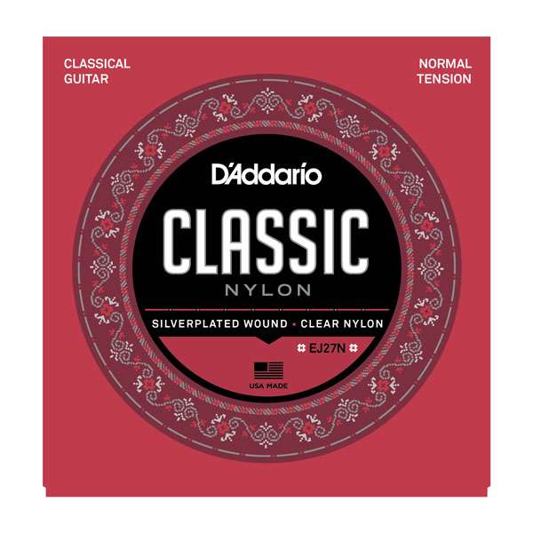 Daddario EJ27N Classic Nylon Daddario Cuerdas Guitarra Acustica
