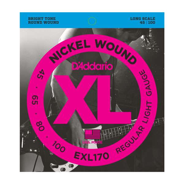 Daddario  EXL170  45-100 Daddario Cuerdas para Bajo