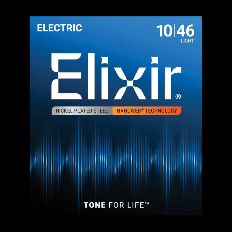 Elixir Nanoweb 10-46 Light Elixir Cuerdas Guitarra Electrica