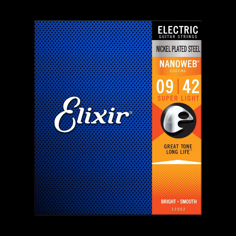 Elixir Nanoweb 9-42 Custom Light Elixir Cuerdas Guitarra Electrica