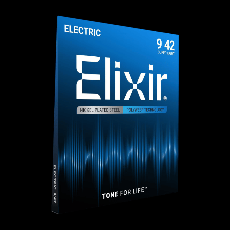 Elixir Polyweb 09-42 Super Light Elixir Cuerdas Guitarra Electrica