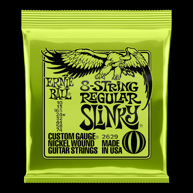 Ernie Ball 8 String Regular Slinky 10-74 Ernie Ball Cuerdas Guitarra Electrica