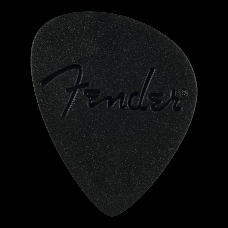 Plumilla Fender Offset Picks, Black Fender Plumillas