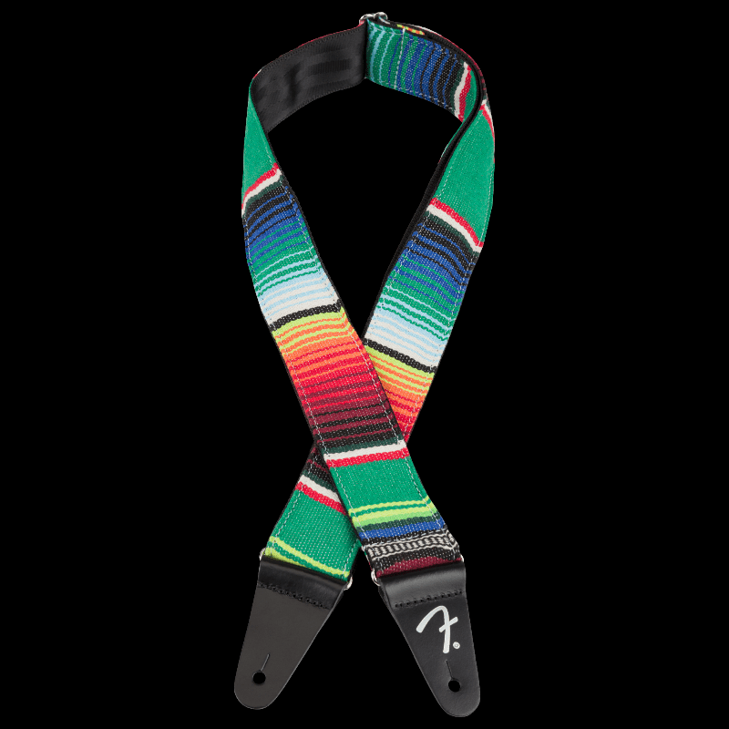 Serape Strap, Green Multi, 2&quot; Fender Straps