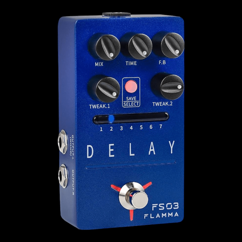 FLAMMA FS03 Stereo DELAY Flamma Efecto de Guitarra Delay