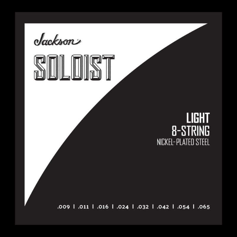 Jackson® Soloist™ Strings 8 String, Light .009-.065 Jackson Cuerdas Guitarra Electrica