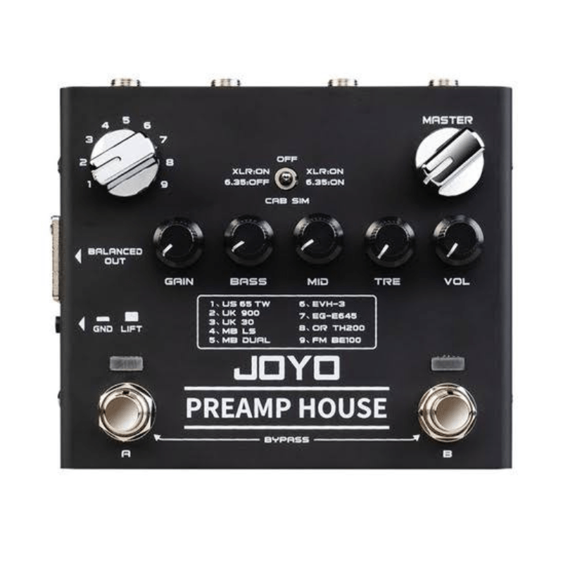 Joyo Preamp House Joyo Efectos de Guitarra Pre Amp