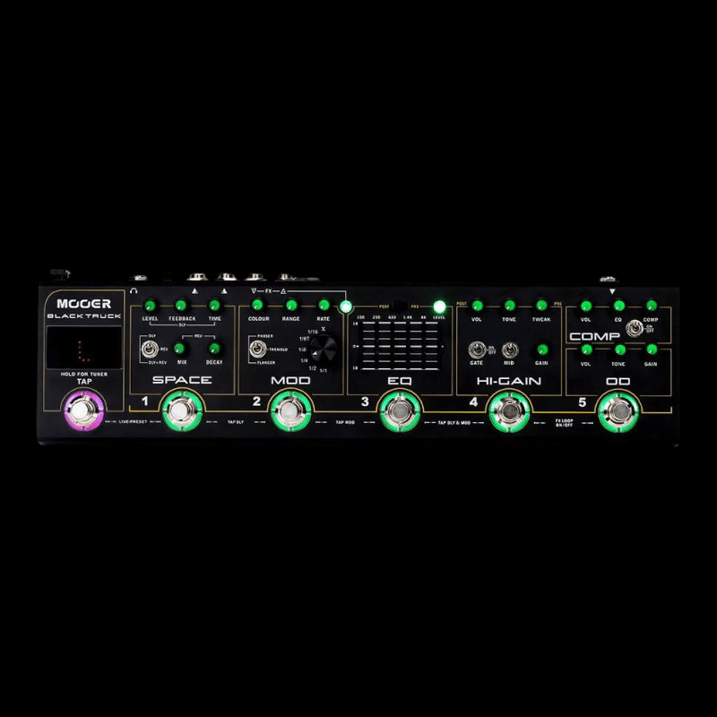 Mooer Black Truck Mooer Efecto de Guitarra Multiefecto