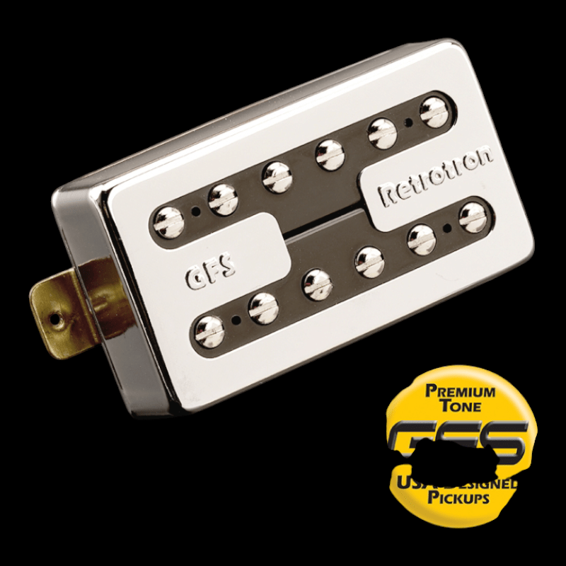 Pastilla GFS - Liverpool Vintage Alnico Humbucker, Chrome GFS Pastillas Guitarra Electrica